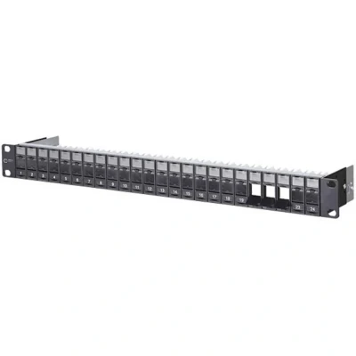 Immagine di Metz Connect 130920 BK E 24 Porte Patchpanel di rete 483 mm (19) Non classificata 1 U