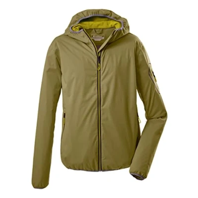 Immagine di Killtec Men&#039;s Giubbotto SOFTSHELL con cappuccio, impacchettabile Trin MN JCKT, khaki, M, 36870 000