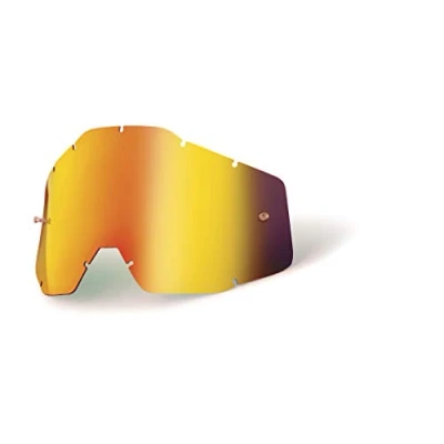Immagine di Mx 100 Percent Racecraft Lente Maschera Mirror Smoke Anti Fog, Colore Blu (Default Red)