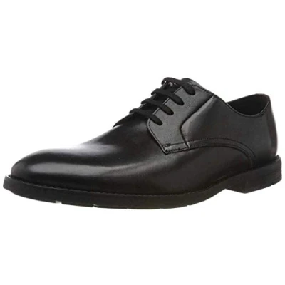 Immagine di Clarks Ronnie Walk, Scarpe Stringate Derby Uomo, Black, 39.5 EU