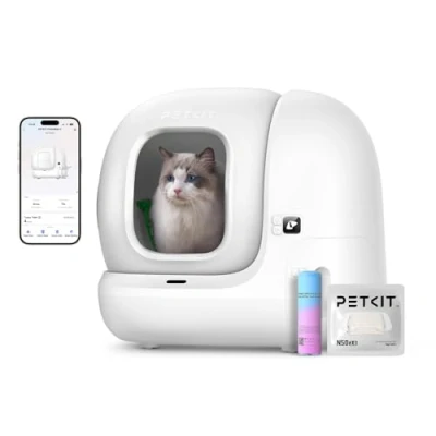 Immagine di PETKIT Pura Max 2 Lettiera Gatto Autopulente, Automatica per Gatti,Capacità Massima 76L,XSecure,Antiodore,Controllo APP Più Gatti(Non Contiene Spray Deodorante)