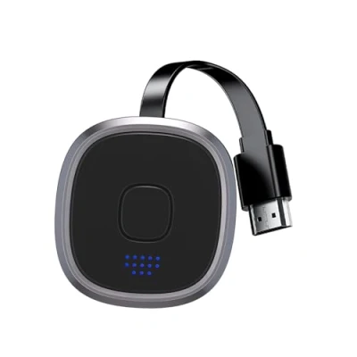 Immagine di OBEST Wireless WiFi Display Dongle 4K,Adattatore HDMI,Dispositivo su Schermo HD 2.4G, Ricevitore di Streaming Video per Android/iOS/Windows/Mac/TV/Monitor/Proiettore (5G)