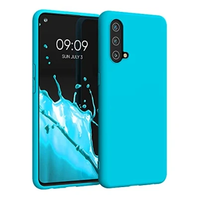 Immagine di kwmobile Custodia Compatibile con OnePlus Nord CE 5G Cover Back Case per Smartphone in Silicone TPU Protezione Gommata ghiaccio freddo