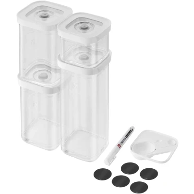 Immagine di ZWILLING set FRESH &amp; SAVE CUBE, taglia S, di conservazione da 6 pezzi inclusi 3x CUBE contenitori misurino, etichette NFC