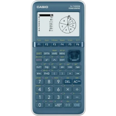 Immagine di Casio FX 7400GIII Calcolatrice grafica Cyan Display (cifre): 21 A batteria (L x P) 87.5 21.3 180.5 mm