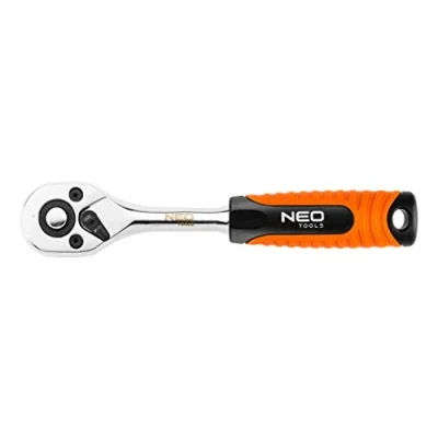 Immagine di NEO TOOLS 08 521 Cricchetto reversibile 45 12,5 (1/2&quot;) 265 Acciaio al cromo vanadio