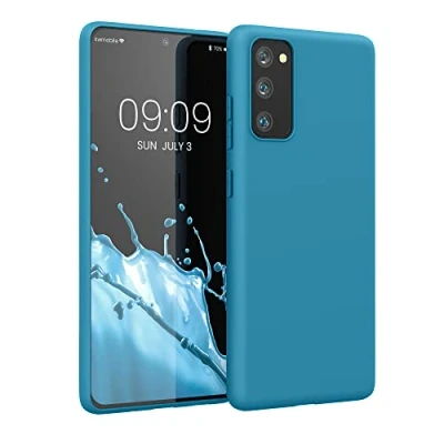 Immagine di kwmobile Custodia Compatibile con Samsung Galaxy S20 FE Cover Back Case per Smartphone in Silicone TPU Protezione Gommata blu indaco