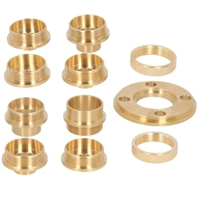 Immagine di kit guida per fresatrice da 11 pezzi/set, sagoma in ottone, con accessorio fresa adattatore controdado, intaglio, a coda di rondine
