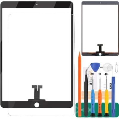 Immagine di per iPad PRO 10.5 Schermo di Sostituzione A1701 A1709 Touch Digitizer Assembly Pannello Vetro Parti Riparazione Kit (Nero, Non Include LCD)