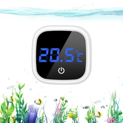 Immagine di Termometro per Acquario Mini Digitale con Display LED Sensore di Temperatura Ad Alta Precisione Accessori Acqua Dolce Marini