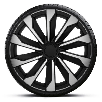 Immagine di AutoStyle PP 5485SB Copricerchi 15Inch nero/argento