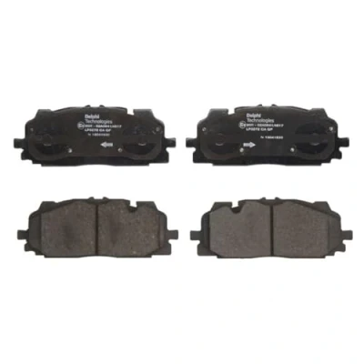 Immagine di DELPHI LP3272 Kit pastiglie freno Predisposto per contatto segnalazione usura con lamierino anticigolío senza accessori AUDI: A4 B9 Avant, Q5