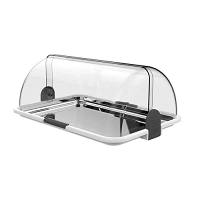 Immagine di BIESSE Classica Polybox Grande con Vassoio Acciaio, Bianco, 44.5 x 31.5 19.5 cm