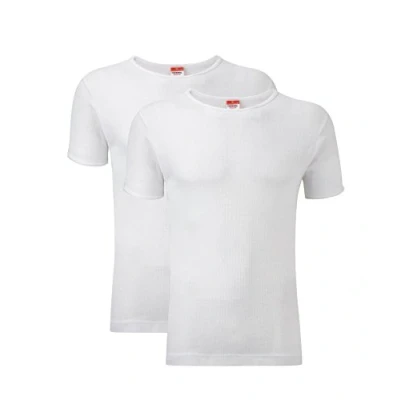 Immagine di Heatwave® Set di 2 magliette termiche da uomo, calde biancheria intima, S, M, L, XL, XXL, termiche, bianco, S