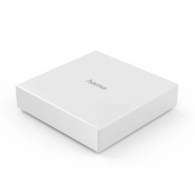 Immagine di Hama Smart Hub gateway WiFi connesso (Matter, Zigbee, Thread, compatibile con controllo vocale Alexa, Google Assitant e Apple Siri), bianco
