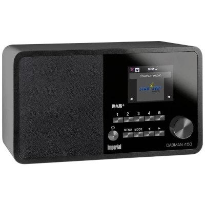 Immagine di Imperial DABMAN i150 Radio Internet da tavolo Internet, DAB+, FM USB, WLAN, LAN, Internetradio Nero