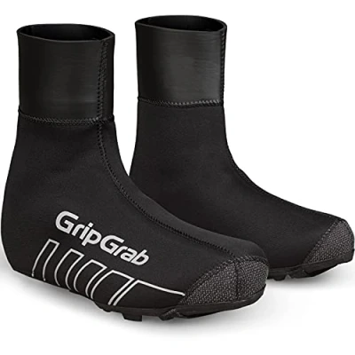 Immagine di GripGrab RaceThermo X Copriscarpe invernali impermeabili MTB/CX Termici Antivento Neoprene Copriscarpa Mountain Bike
