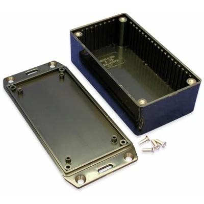 Immagine di Hammond Electronics 1591CFLBK Contenitore Euro ABS Nero 1 pz.