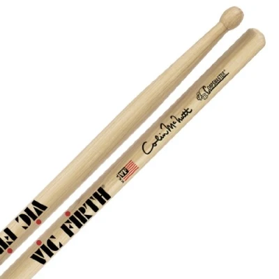 Immagine di Vic Firth Bacchette per Batteria Rullante Serie Corpsmaster® Signature Colin McNutt Punta di Legno