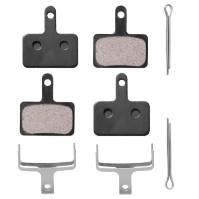 Immagine di Carehabi 2 Coppie di Pastiglie Freni Bici, ad alta Prestazione per la Mountain Bike Competono con Tektro TRP Shimano Deore Br B01S B05S MT400 M575 M495 M395 M4050