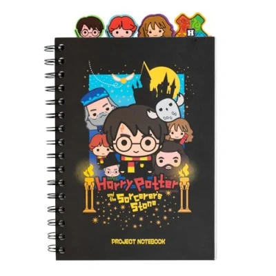 Immagine di Grupo Erik: Taccuino A5 con Divisori Harry Potter Quaderno anelli e divisori, 4 Separatori personalizzati, copertina morbida pagine puntinate, diviso in sezioni