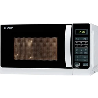 Immagine di Sharp Home Appliances R 200WW Countertop 20L 800W White microwave microwaves (Countertop, 20 L, 800 W, Rotary, White, Button)