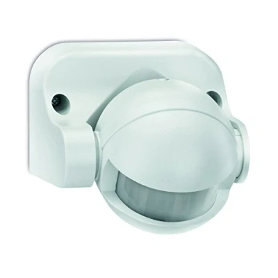 Immagine di sonero IMS040 Rilevatore di Movimento a Infrarossi installazione interna/esterna, classe protezione: IP44, campo lavoro 180 / 12m, bianco (1 pezzo)