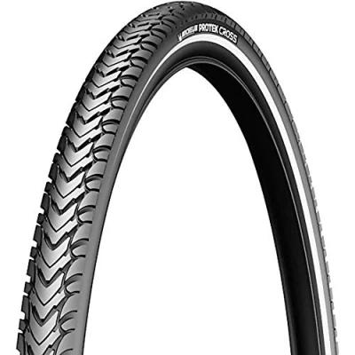 Immagine di Michelin 0132PC Copertone con protezione anti foratura Protek Cross Reflective, misura 700 x 32C, colore: nero