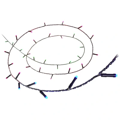 Immagine di WiZ 8720169076969 Catenella luminosa Interno/esterno via USB Numero di lampadine 160 LED (monocolore) RGB controllabile da app., con collegamento USB, Colore