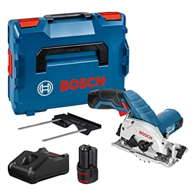 Immagine di Bosch Professional GKS 12V 26 2x3 Ah L BOX Sega circolare a batteria Profondità di taglio max. (90 ) 26.5 mm incl. valigia, ricaricabile,