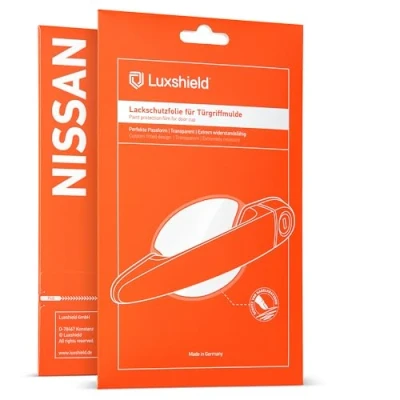 Immagine di Luxshield Pellicola Protettiva Maniglia della Portiera Auto per Nissan Ariya I 2022 2024 Protezione Antigraffio, Vernice Trasparente