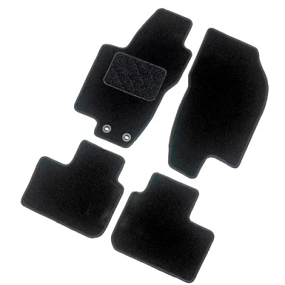 Immagine di AutoStyle TM JE511 Set tappetino Tessile anteriore e posteriore nero
