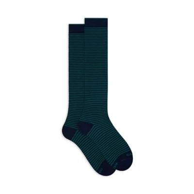 Immagine di Gallo WITH Windsor Stripes Calzettoni, Uomo, Taglia: One Size, Royal v rame
