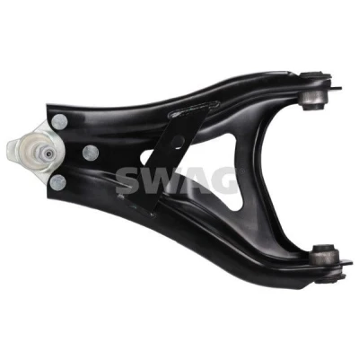 Immagine di SWAG 33 10 9218 Braccio oscillante, Sospensione ruota con supporto/cuscinetto Assale anteriore Sx trasversale oscillante Lamiera d&#039;acciaio 17