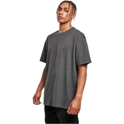 Immagine di Build Your Brand Heavy Oversize Tee, Maglietta a Maniche Corte Uomo, Grigio (Charcoal), S