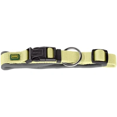 Immagine di HUNTER Neopen Vario Plus Collare per Cani, Colore: Matcha/Grigio, in Nylon Resistente, Morbida Imbottitura Neoprene, Regolabile Modo Continuo, con Scarico della trazione, Facile da Pulire,