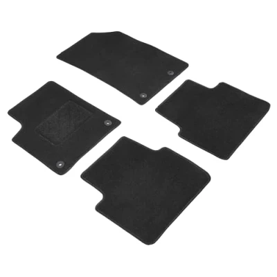 Immagine di WALSER Standart 80825 Set tappetino Poliestere, PP(Polipropilene) anteriore e posteriore antracite/nero Su misura