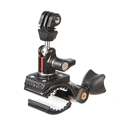 Immagine di iSHOXS Cobra Pro Supporto per bicicletta GoPro Hero 13 12 11 10 9 DJI Osmo Insta360 Akaso Accessori Videocamere d&#039;azione compatibili stabile e flessibile Campo di serraggio 15 50 mm
