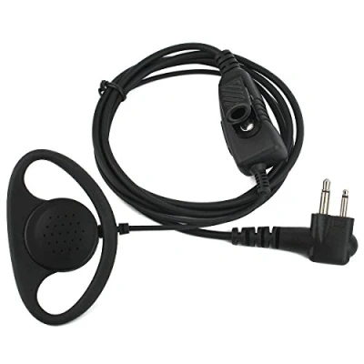 Immagine di Retevis R122 Cuffie Ricetrasmittenti 2 Pin Tipo D Auricolare Compatibile con Motorola DP1400 CP040 GP68 GP88 GP300 GP2000 CT150 P040 Pro1150 HYT TC 500 600 610 Walkie Talkies(1 pezzo)