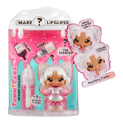 Immagine di Yummiland Lip Gloss Doll Mystery Chase Include Kit di Lucidalabbra Fai da te, Età 4+