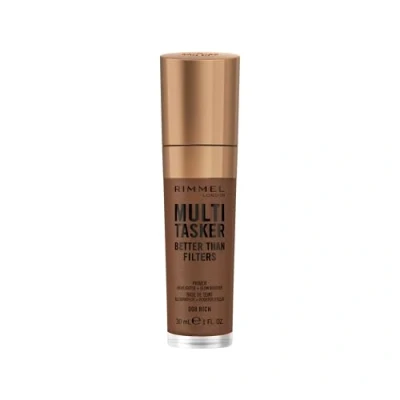 Immagine di Rimmel Multi Tasker Better Than Filters, 008 Rich, Primer Viso, Glow Booster e Illuminante, Formula Vegana, Leggera, Antietà, Pigmenti che Riflettono la Luce, Maxi Applicatore Soft Touch, 30ml (1oz)
