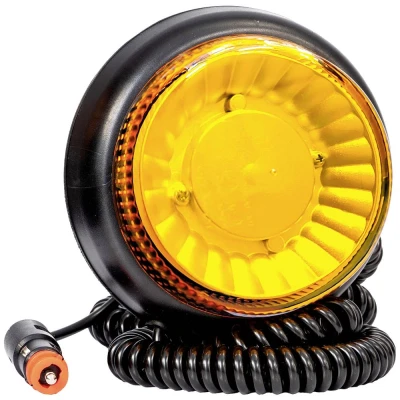 Immagine di Fristom Luce a tutto tondo FT 101 DF LED MAG M78 12 V, 24 36 V con spina DIN mm, via rete bordo Base magnetica Arancione