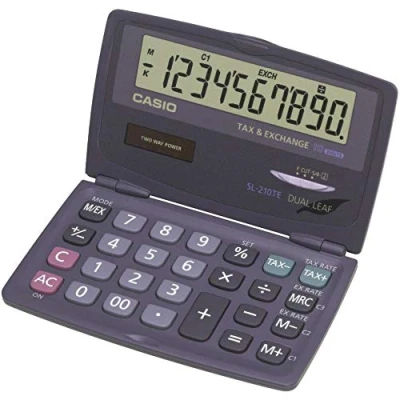 Immagine di CASIO SL 210TE calcolatrice tascabile Richiudibile display a 10 cifre