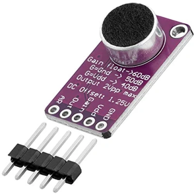 Immagine di AZDelivery Max9814 Modulo Amplificatore Microfono AGC compatibile con Arduino incluso un E Book!