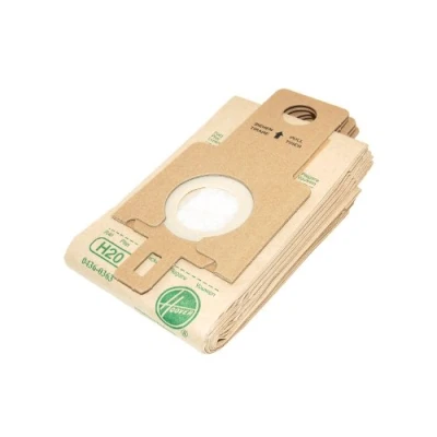Immagine di Hoover 9162280 H20 Sacchetti, Carta, Extra Filtranti, Ricambi per Aspirapolvere Verticale Purepower, Originali, Paper, Bianco