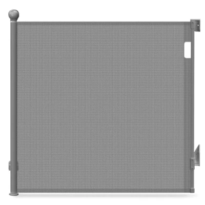 Immagine di VOUNOT Cancelletto Sicurezza Estensibile per Bambini e Cani, 0 180 cm Cancello Cani Barriera di Regolabile Scale, Corridoi Porte, Uso Interno ed Esterno, Grigio