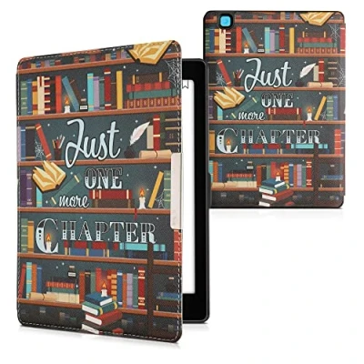 Immagine di kwmobile Custodia eReader Compatibile con Kobo Aura ONE Cover eBook Reader Flip Case multicolore Ancora un Capitolo