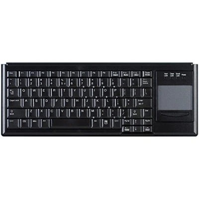 Immagine di Active Key AK 4400 GU B/US Tastiera USB inglese US, QWERTY, superficie touch nera Windows® ma