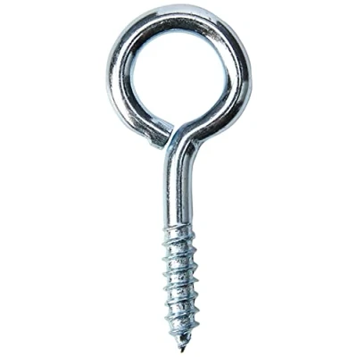Immagine di Merriway BH01145 Occhiello a Vite in Acciaio Zincato, Bianco, Set di 25 Pezzi