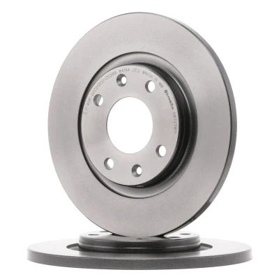 Immagine di BREMBO COATED DISC LINE 08.7238.11 Disco freno 266 13 4 pieno rivestito con bulloni/viti CITROËN: C2 Hatchback, C3 I C4 II Cactus